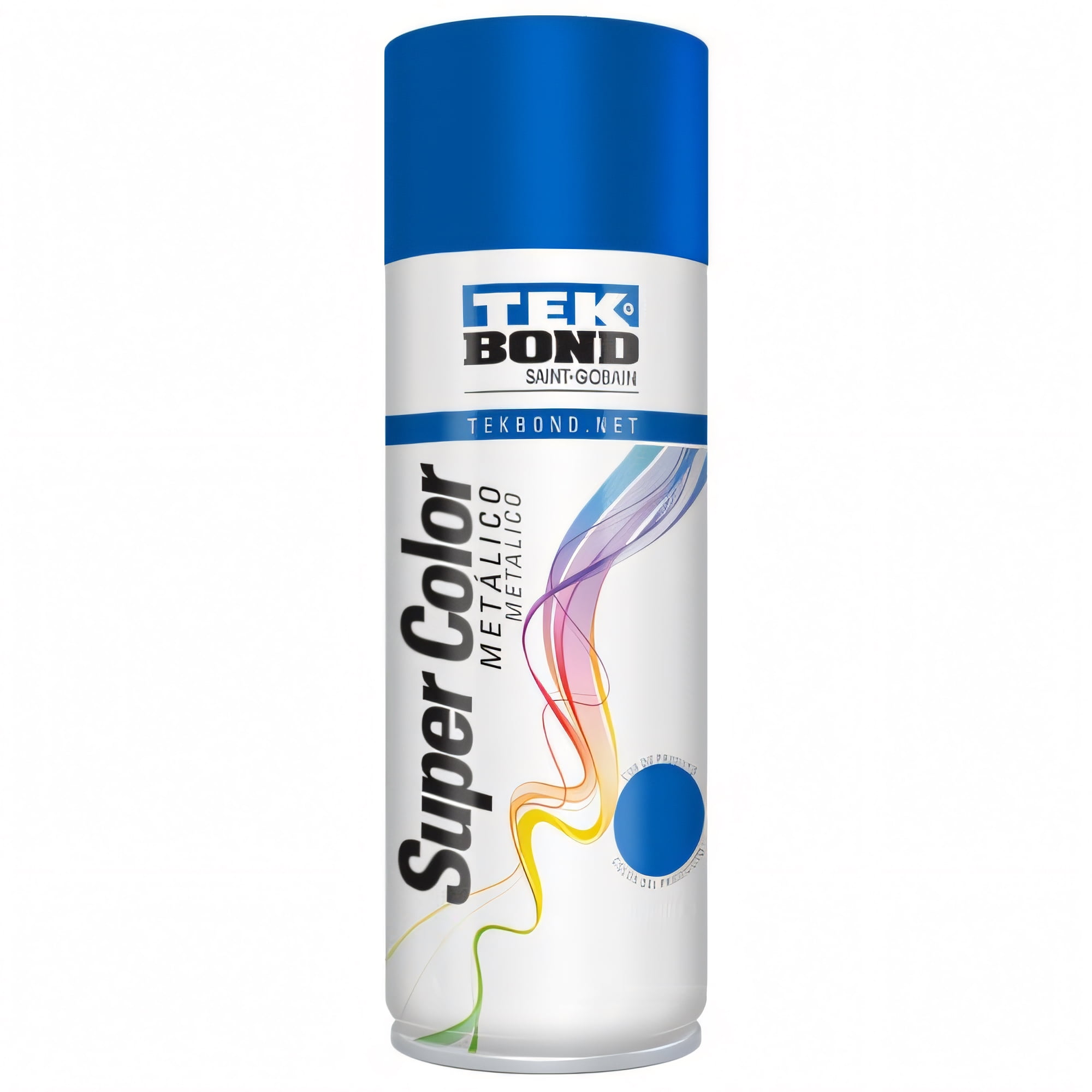 Pintura Spray 400ml Metálico Azul - Tekbond