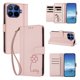 thumbnail image 2 of Funda Cartera Trébol para Xiaomi 17T Pro con Ranuras Tarjetas y Carga Inalámbrica Rosa, 2 of 6