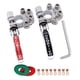 thumbnail image 1 of Conector de terminal de batería, para postes SAE Jis tipo a, terminal de batería de automóvil de latón, para automóviles, llave hexagonal RV, arandela Plata, 1 of 5