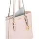 thumbnail image 5 of Cartera Womens Leather Mk Patten Crossbody Tote Handbag Powder Blush 3 piece, 5 of 8