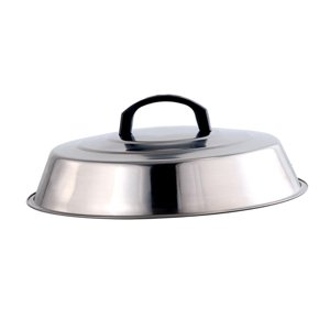 Magideal - Tapa De Cúpula Para Derretir Queso De 12 Pulgadas, Accesorios De Plancha De Acero Inoxidable, Cubierta Para Cocinar Al Para Teppanyaki Con Parte