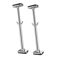 Ioensy - 2 Soportes Para Lavabo Bajo Encimera, Para Encimera De Estilo Rústico, Tamaño Xxl