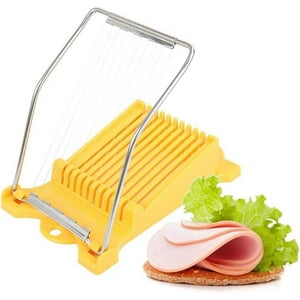 Veat00L - Cortador De Carne Y Huevo De Acero Inoxidable, 10 Cables, Multifunción, Cortador De Plátano, Cortador De Queso, Cortador De Fresa, Para Utensilios De Cocina, Rebanada De Frutas