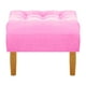 thumbnail image 5 of Sofa Retro 3c + 2 Pouf Felpa 04 Rosado, 5 of 6