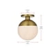 thumbnail image 3 of Luminaria de Techo Living District LD6060BR Vidrio y Hierro 110V, 3 of 9