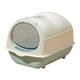 thumbnail image 2 of Caja De Arena Para Gatos Con Capucha, Cerrada Y Cubierta, Desmontable Con Solapa En La Puerta Delantera, Gris Claro, 2 of 5