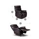 thumbnail image 2 of Bergere Rosen Magrit Leather Match Manual Chocolate, 2 of 6