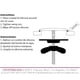 thumbnail image 4 of Cubierta para orificio de fregadero de cocina Westbrass de acero inoxidable de 5 cm, 4 of 4