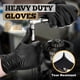 thumbnail image 2 of Guantes desechables de nitrilo TitanFlex, resistentes, negros, 6 mil 100, 2 of 9