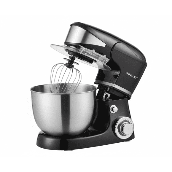 Batidora Pedestal Sokany 5L 1000W 6 Velocidades Bowl Acero