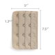 thumbnail image 3 of INSPIRE CHIC Extensores de Sujetador para Mujeres con 3 Filas y 4 Ganchos Extensión de Tirantes Caqui, 3 of 5