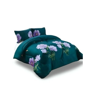 Genérico - Cobertor De Invierno Diseño Flores Plush Con Chiporro Plaza Y Media S46