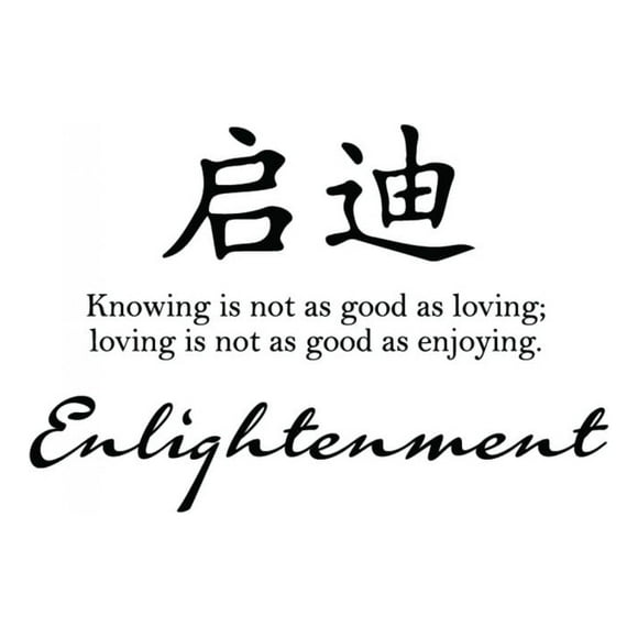 Decomural Enlightenment Chinese Symbol WS-34124