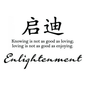 Rienda Libre Graphics - Decomural Enlightenment Chinese Symbol Ws-34124