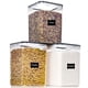 thumbnail image 1 of Contenedores de almacenamiento de alimentos PANTRYSTAR herméticos de 5,2 L (176 oz), 3 unidades, 1 of 6