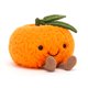thumbnail image 1 of Peluche de peluche Jellycat Amuseables con fruta de clementina, 13 cm, 1 of 5