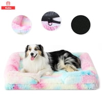 Koba - Cama Antiestres Perro Colchon Ortopedica 90X63Cm Rosa Tiedye Rosa Cama Antiestres Con Soporte Ortopedico