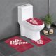 thumbnail image 1 of Dr Pepper Juego de 3 alfombras de baño de coral fleece: tapete de baño + alfombra de inodoro en forma de U + funda de tapa de inodoro en forma de O, 1 of 6