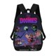 thumbnail image 1 of Los Doomies-theme Backpack, Campus style schoolbag Bookbag with Adjustable Shoulder Straps And Large Zip Compartment, Unisex Travel Bags., 1 of 6