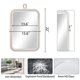 thumbnail image 3 of Espejo Decor Trends 56 cm x 41 cm blanco con cuerda náutica, 3 of 9