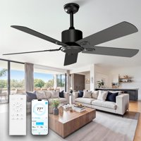 Ventilador De Techo Obabala 132 Cm Con Control Remoto Y App De 6 Velocidades