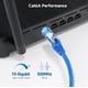 thumbnail image 4 of Cable Ethernet Matters Cat 6A, 10 Gbps, 9 m, blindado, azul, 4 of 8