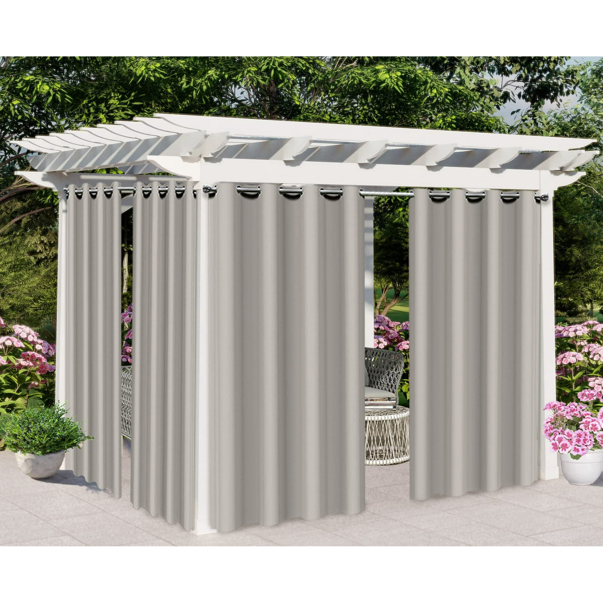 Cortinas De Exterior Abccanopy Impermeables Y Bloqueadores Solares 137 X 213 Cm