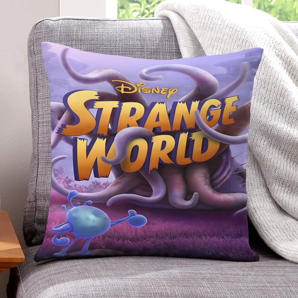 Un Mundo Extraño Fundas de almohada de terciopelo con tema, regalos de funda de almohada, decoración para el hogar, cojín de lanzar, regalo de cumpleaños para fans y parejas.66*66cm.