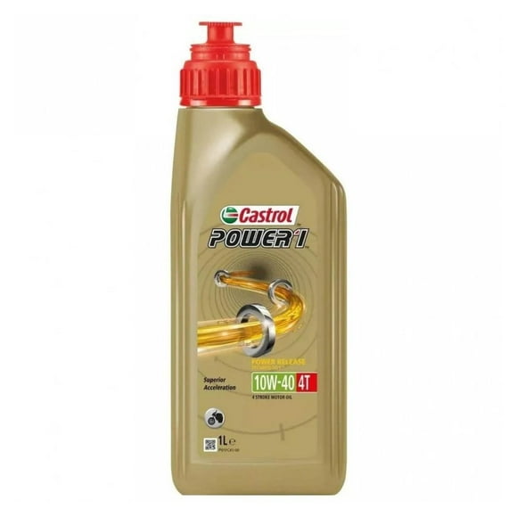 Aceite Moto 10w40 Power1 4t Castrol 1lt Sintético