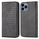 thumbnail image 4 of Funda Flip FOXDOCK para iPhone 13 Pro , Estilo Billetera con Diseño Rombo, Correa de Mano y Soporte, Uso Diario, 4 of 5