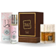 thumbnail image 1 of Paquete de perfume Lattafa Khamrah Qahwa EDP 100 mL y aceite perfumado Ard Al Zaafaran Yara 10 mL, 1 of 7