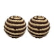 thumbnail image 1 of Set 2 Esferas De Yute Cuerda Para Decoracion Pelota Beige, 1 of 5