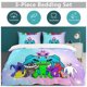 thumbnail image 5 of Garden Of Banban Bedding Set Duvet Cover Comfortable and Lightweight Cartoon Bedding 3 Piece Bed Set, 5 of 5