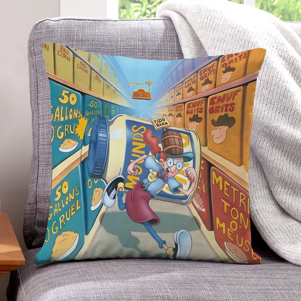 Pepper Ann Fundas de almohada de terciopelo con tema, regalos de funda de almohada, decoración para el hogar, cojín de lanzar, regalo de cumpleaños para fans y parejas.50*50cm.