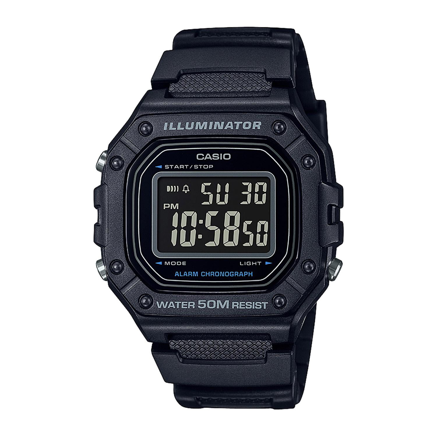 Reloj Hombre Casio W-218h-1bvdf Negro