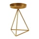 thumbnail image 5 of Candelero Geométrico De Hierro Soporte Candelero Decoración De Ba?o Dorado M, 5 of 5