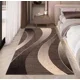 thumbnail image 3 of Alfombra Pasillera 3d Decorativa W.m G Moderna 1.8 M 60 Cm Rallas Beige Y Café, 3 of 3