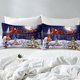 thumbnail image 5 of Christm-as Trees D-u-t Co-ve-r Queen Size Sa-nta Claus- and Snowman Comfort-er Cover with 2 Pillow-case for Te-ens Adults Kids S-tarry Sky Be-dding Set Snow Sc-ene Brea-thable 3 Pieces D-ecorative, 5 of 5