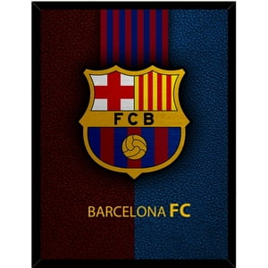 Genérico - Cuadro Decorativo Barcelona Fc Medidas 30X40 Cm