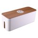 thumbnail image 5 of Caja De Almacenamiento De Cable Caja De Tira De Energía Cable De Cable Manejo Caja Ordenada Blanco, 5 of 5