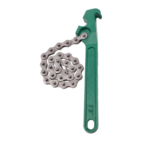 Ioensy - Herramienta De Desmontaje De Llave De Filtro De Correa Multifunción Con Cadena De 8 Pulgadas