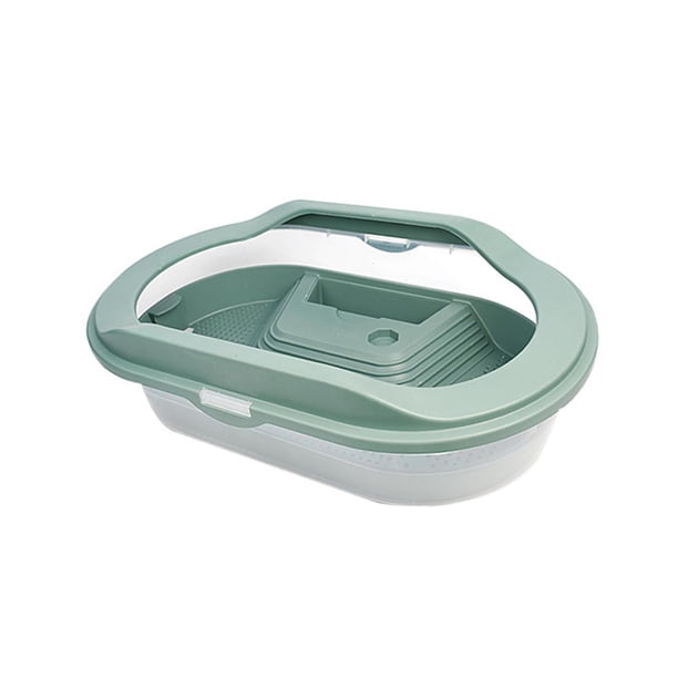 Tanque pequeño para tortugas, terrario desmontable para reptiles, caja para tortugas con terraza solar, hábitat para reptiles, tanque para reptiles Verde