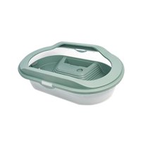 Magideal - Tanque Pequeño Para Tortugas, Terrario Desmontable Para Reptiles, Caja Para Tortugas Con Terraza Solar, Hábitat Para Reptiles, Tanque Para Reptiles Verde