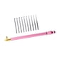 thumbnail image 4 of Kit De Bordado De Ganchos De Ganchillo Alfileres De Tejer Portátiles Para Costura De Inicio Rosa, 4 of 5