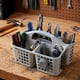 thumbnail image 5 of Cesta Organizadora Plástica Para Limpieza Cocina Baño Champú Gris, 5 of 6