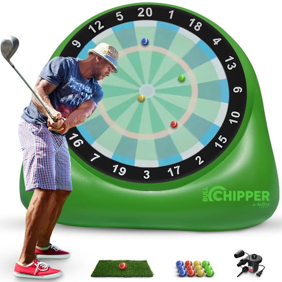 Giant Golf Darts SWOOC Games® Bull Chipper con más de 10 juegos