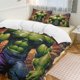 thumbnail image 1 of The Hulk Family Bed 3 Piece Set Personalized Bedding Decor for Kids And Teens Anime Student Dormitory Cover, 1 of 5