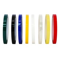 Ioensy - 8 Cintas Adhesivas Para Pizarra Blanca De 3 Mm De Ancho, Resistentes Y Coloridas. Accesorios Para Pizarra Blanca.