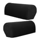 thumbnail image 3 of Fundas De Reposabrazos De Sofá De Muebles A Cuadros De Franela Protectores Negro, 3 of 3