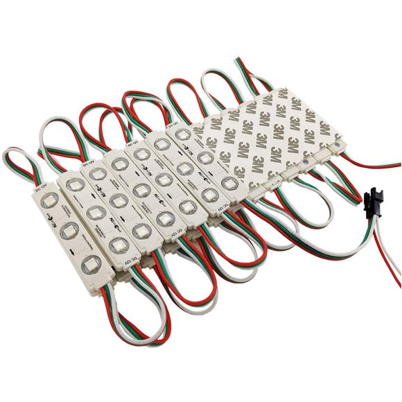 Módulo LED YUNBO WS2811 RGB IP65 Impermeable 12V